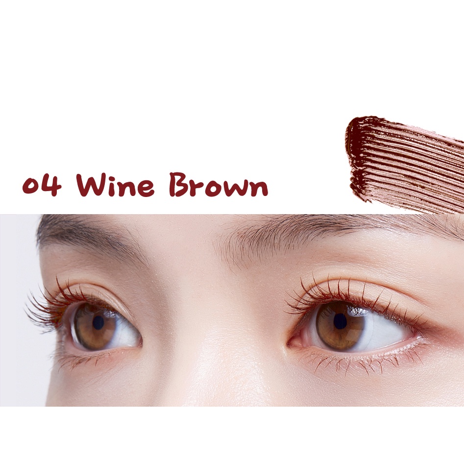 Mascara CORINGCO Mak-Cara Làm Cong Mi 4 Màu Tùy Chọn#01,#02,#03,#Kem Trang Điểm Mắt Chống Thấm Nước 04