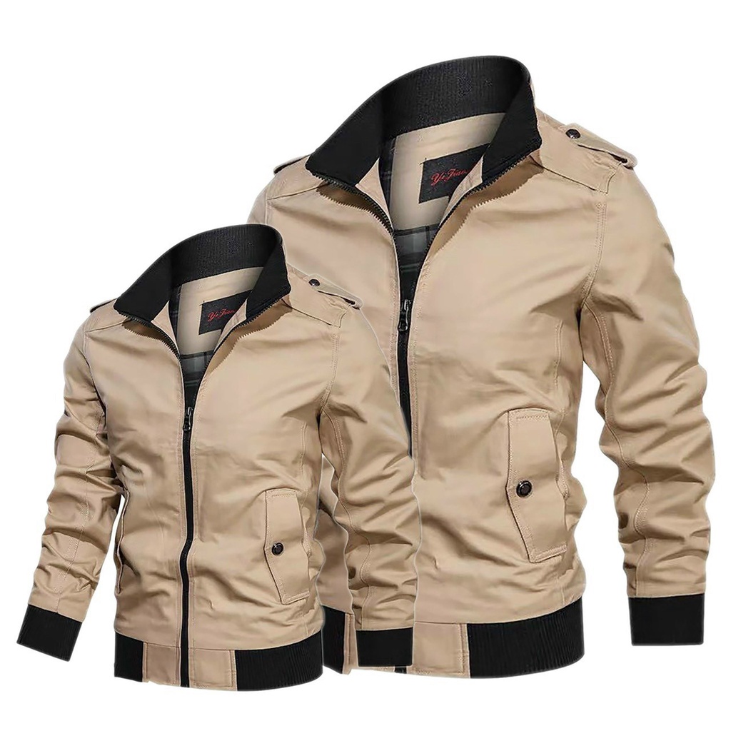 ** 9 MẪU Áo Khoác Nam bomber Kaki hàn quốc năm 2023, Áo Khoác Kaki Kéo Khoá, Chất Kaki, May 2 lớp có cho đổi trả.