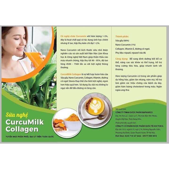 Sữa nghệ CurcuMilk hộp 500g | Thế Giới Skin Care