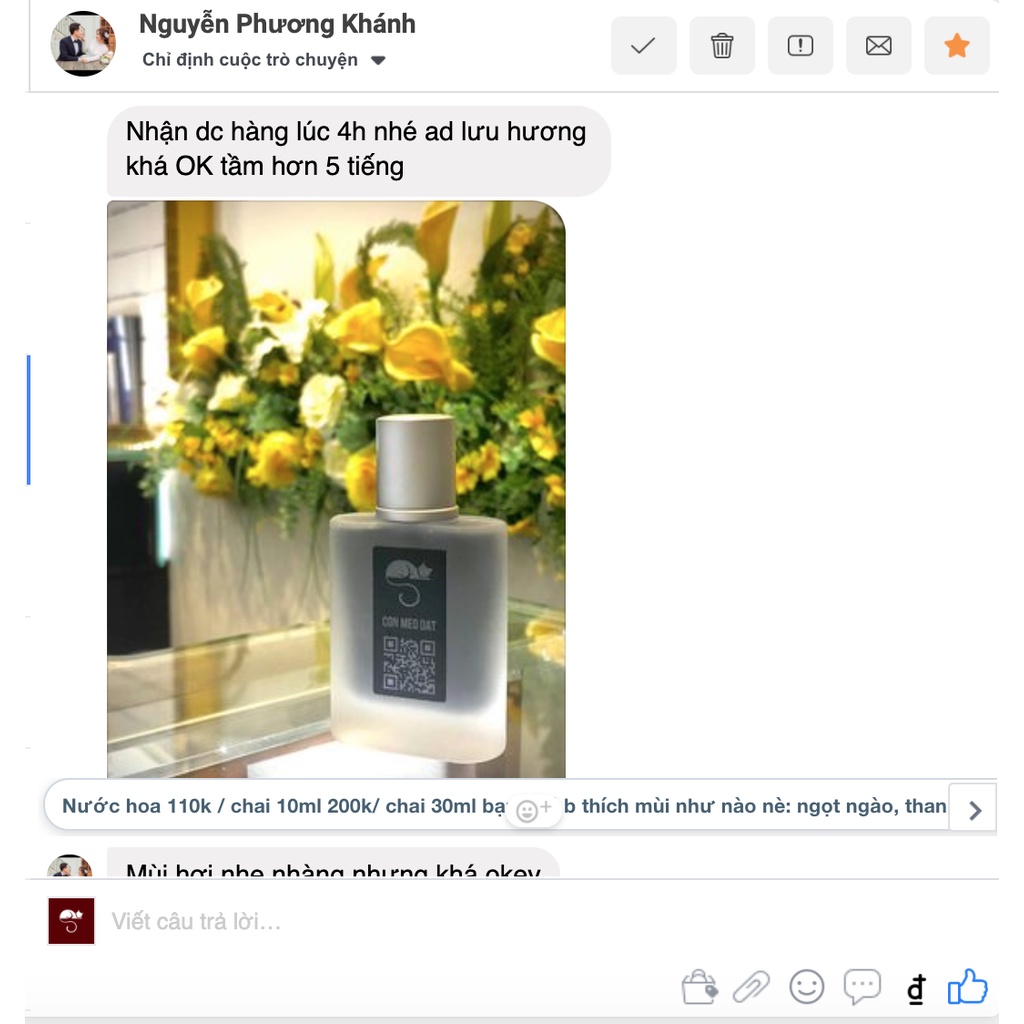  NƯỚC HOA HANDMADE GENTLEY - BROWN-EYE(Feedback KH đính kèm) | BigBuy360 - bigbuy360.vn