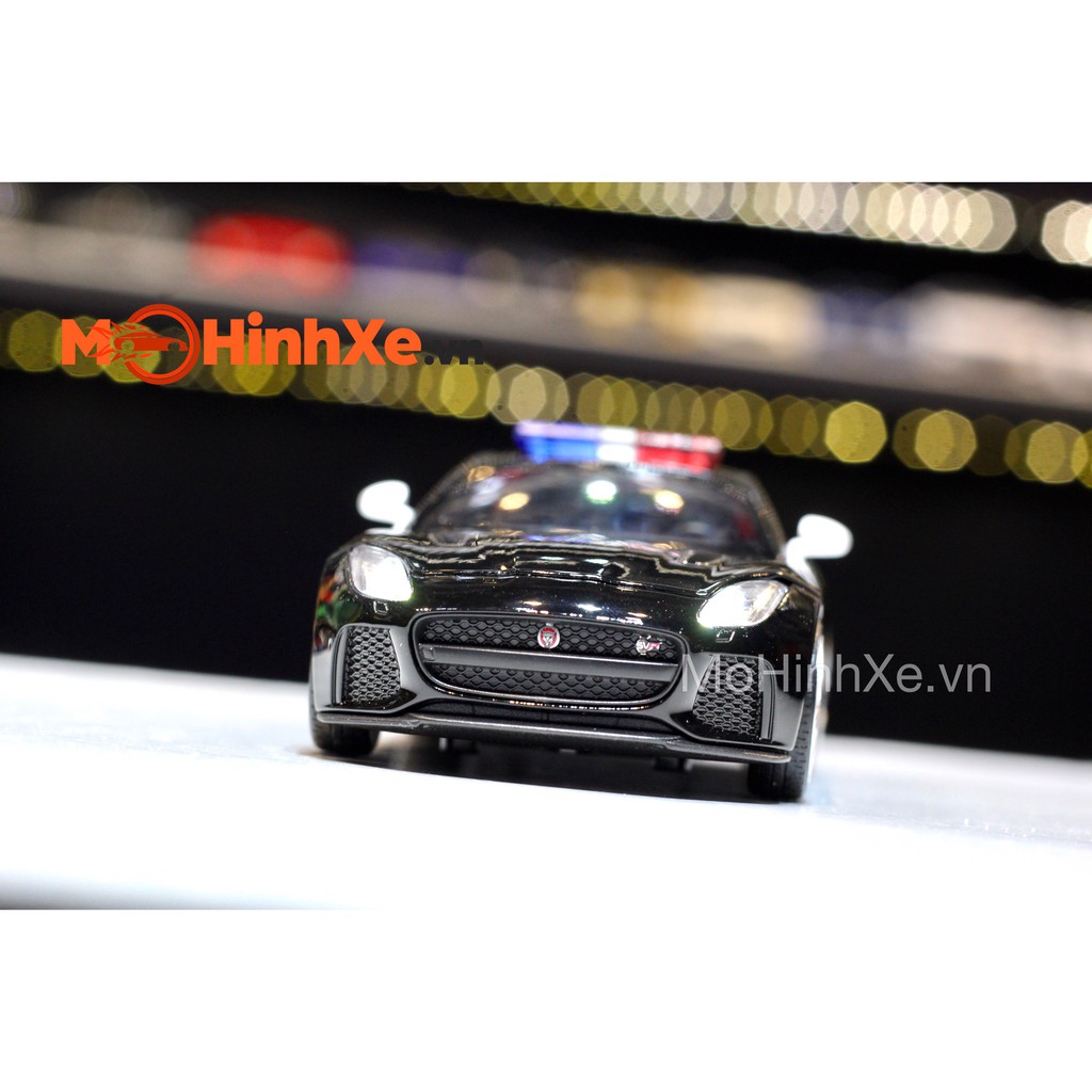 MÔ HÌNH XE JAGUAR F-TYPE SVR POLICE 1:32 UNI-FORTUNE