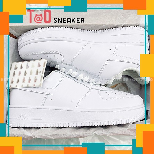 Giày Thể Thao Nam Nữ  AF1 Full Trắng, Giày_Nike Trắng Bản Cao Cấp Full Box+ Bill | BigBuy360 - bigbuy360.vn