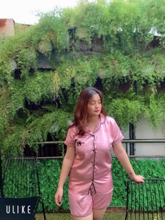[BIGSIZE 60-75KG] BỘ LỤA NƠ NGẮN FROM DƯỚI 75KG