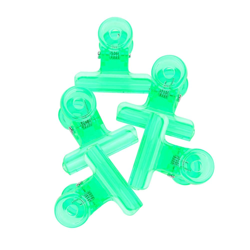 Set 5 Kẹp Móng Tay Bằng Nhựa Hình Đầu Chó Bull Đa Năng Tiện Dụng