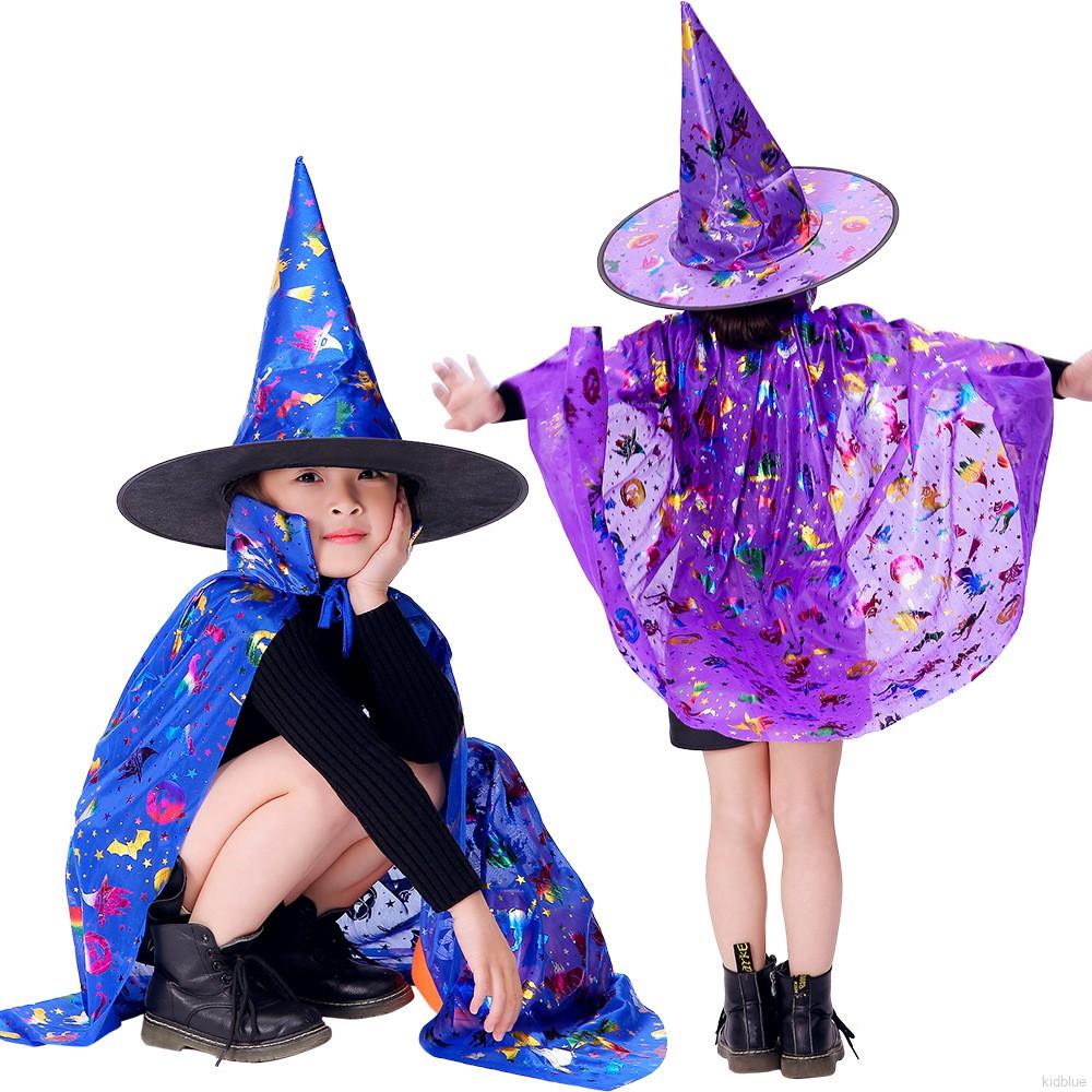 Đầm Hoá Trang Phù Thủy Halloween Phong Cách Hàn Quốc Cho Bé