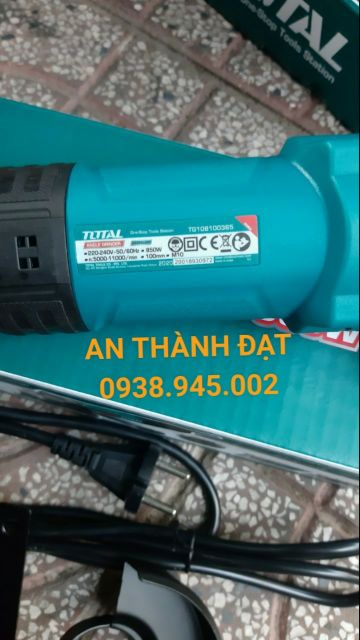 MÁY MÀI GÓC CHUYÊN DÙNG CÓ ĐIỀU TỐC 850W TOTAL TG108100365