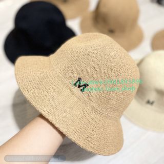 Mũ cói vành tròn tiểu thư