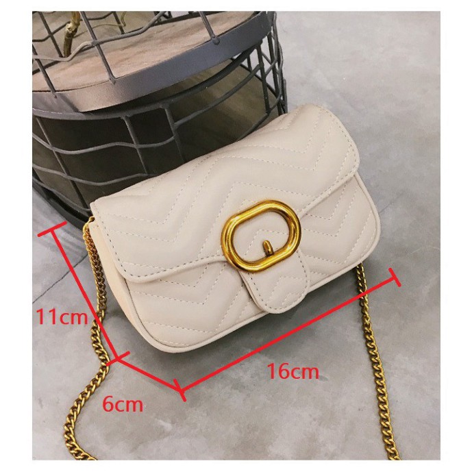 [Hàng loại 1] Túi xách nữ đeo chéo khóa mạ vàng sang chảnh siêu xinh TX22 túi đeo vai | BigBuy360 - bigbuy360.vn