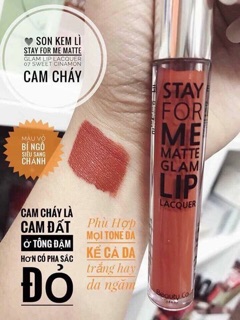 Son STAY FOR ME MATTE LIPSTICK GLAM