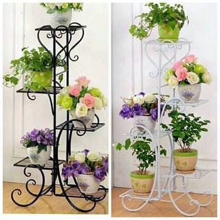Kệ để chậu hoa cây cảnh 5 tầng hoa văn