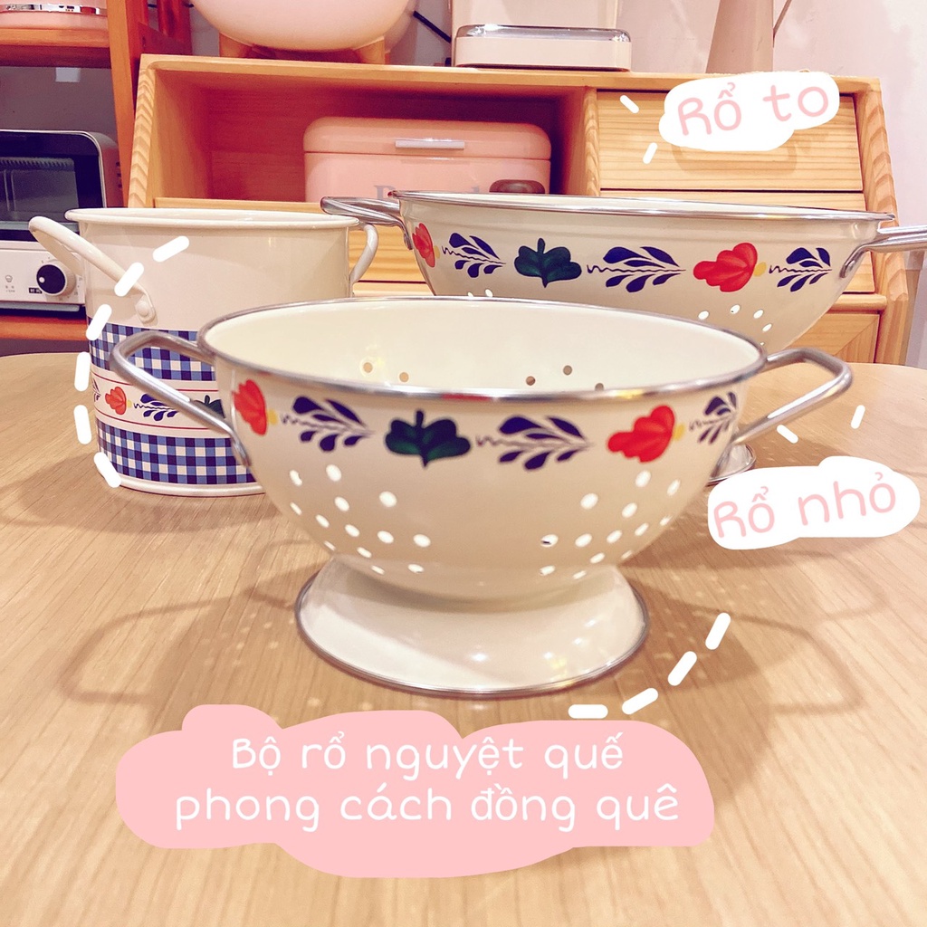 Giỏ Đựng Trái Cây Phong Cách Vintage Bắc Âu Ann Hime