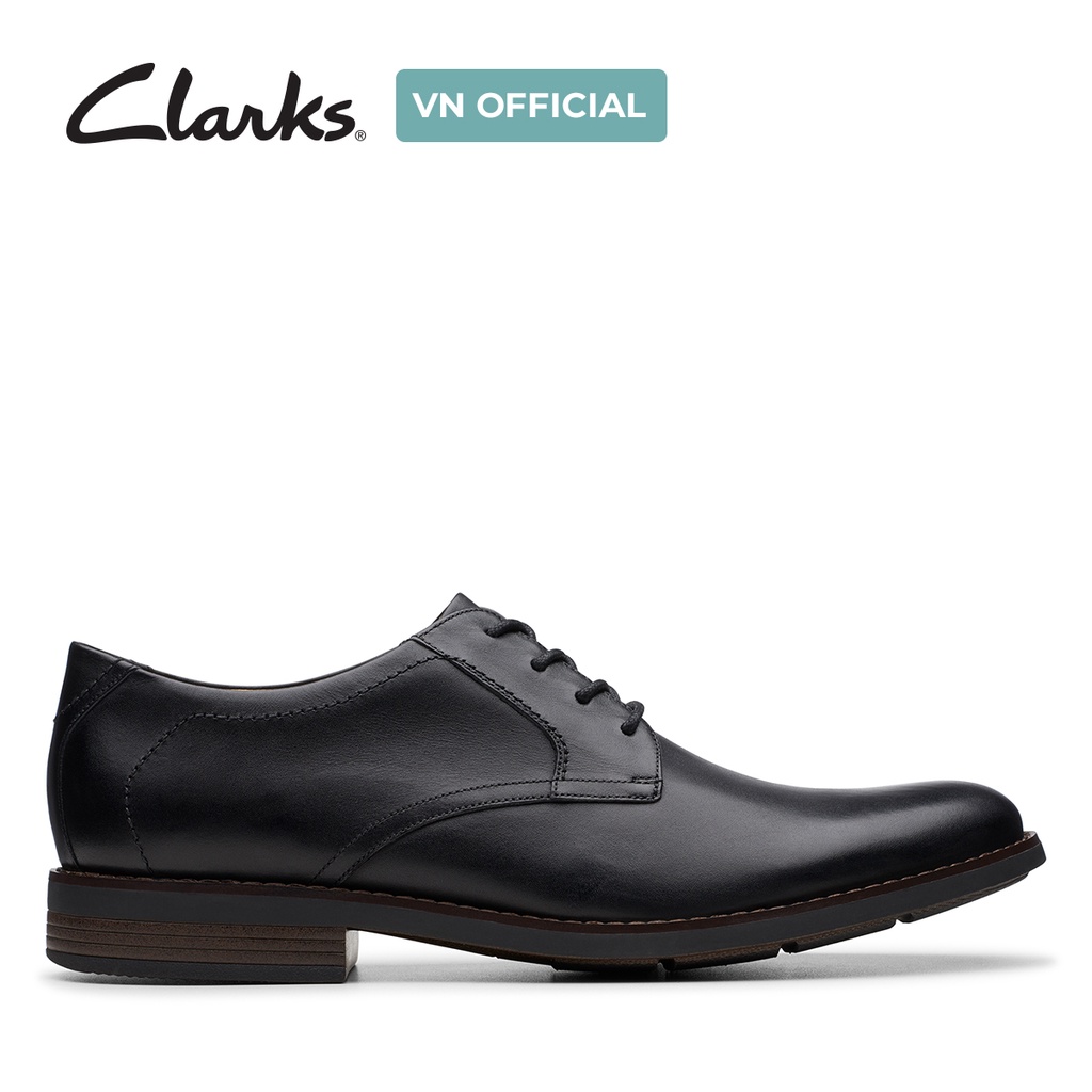 Giày Oxfords Nam CLARKS Becken Lace màu đen