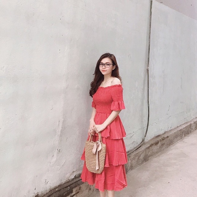 VÁY TRỄ VAI TẦNG MS13717 | BigBuy360 - bigbuy360.vn