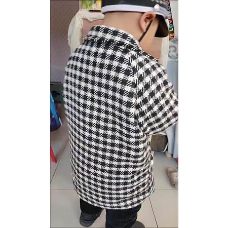 Áo dạ dáng dài cho bé trai, áo khoác cho bé kiểu dáng hàn quốc