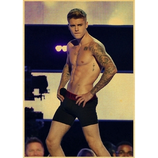 Poster hình ca sĩ Justin Bieber