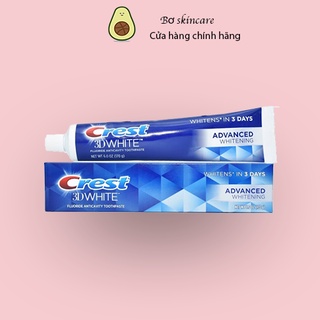 Kem đánh răng crest 3d white advanced 158gr hàng mỹ chuẩn authentic