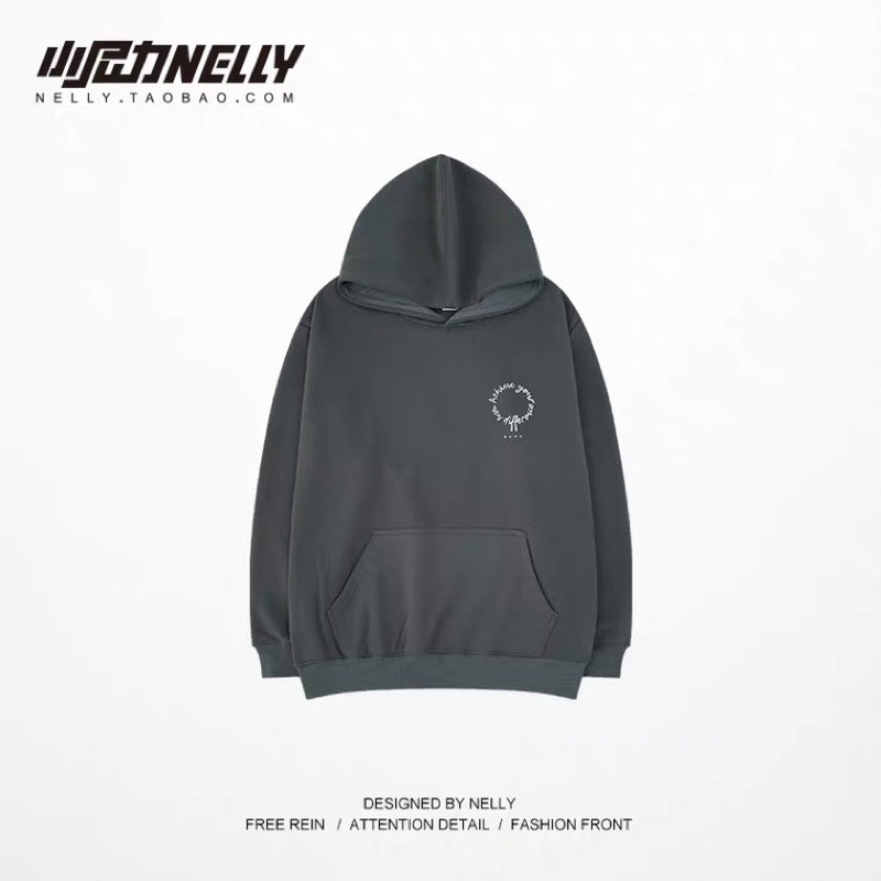 Áo Hoodie  Nelly Heybig form rộng dành cho nam và nữ Maria