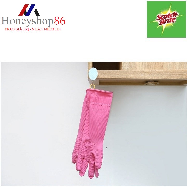Găng tay S-cotch Brite 3-M Gia Dụng có Móc Treo - XA010911221HONEYSHOP86