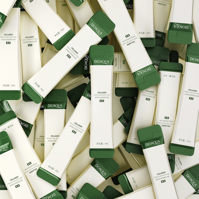 1 Gói Mặt Nạ Ngủ Thạch Collagen BIOAQUA Cấp Nước, Kiểm Soát Dầu