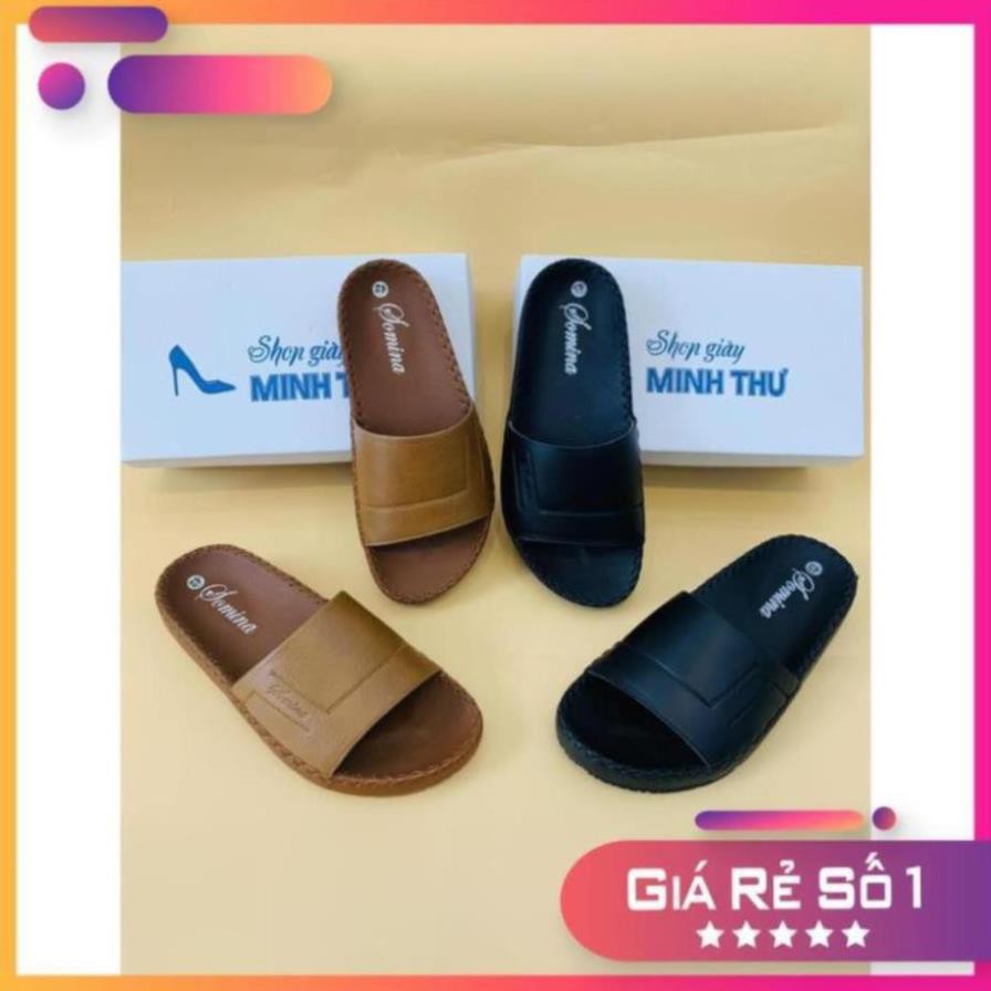 [Sale 3/3] ( Shop Giày Somina ) Dép nam da bò quai ngang thời trang MT76 Sale 11 -op1 "