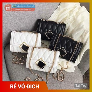 Túi Xách Nữ ❤️𝙁𝙍𝙀𝙀𝙎𝙃𝙄𝙋❤️ Túi xách MIDRO Khóa Gương lệch thời trang giá rẻ