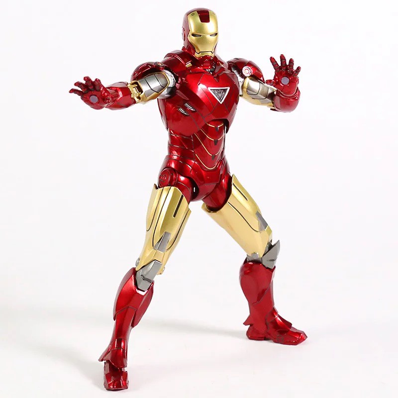 Mô Hình Người Sắt Iron Man Mark 6 MK6 Chính Hãng ZD Toys Tỉ Lệ 1:10 Có Khớp Động
