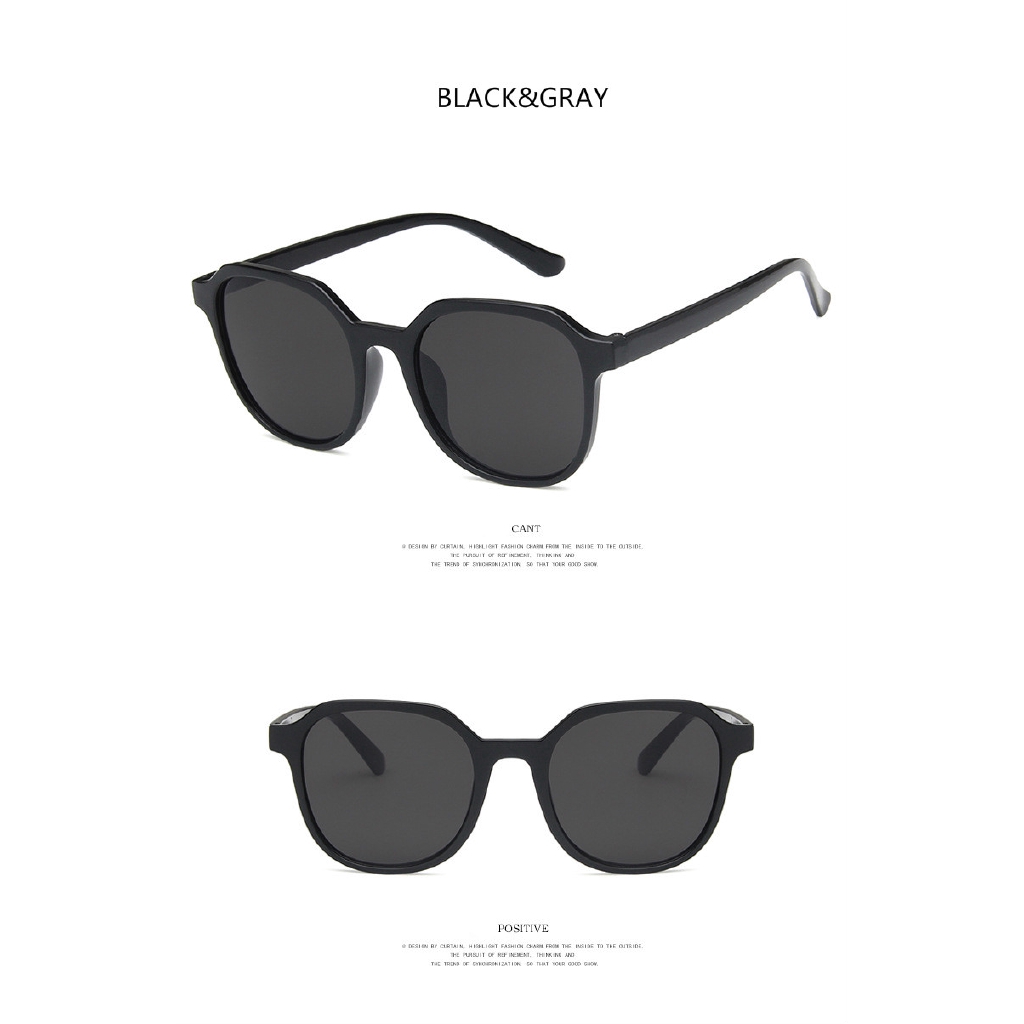 Kính râm màu đen phong cách Retro cá tính | BigBuy360 - bigbuy360.vn