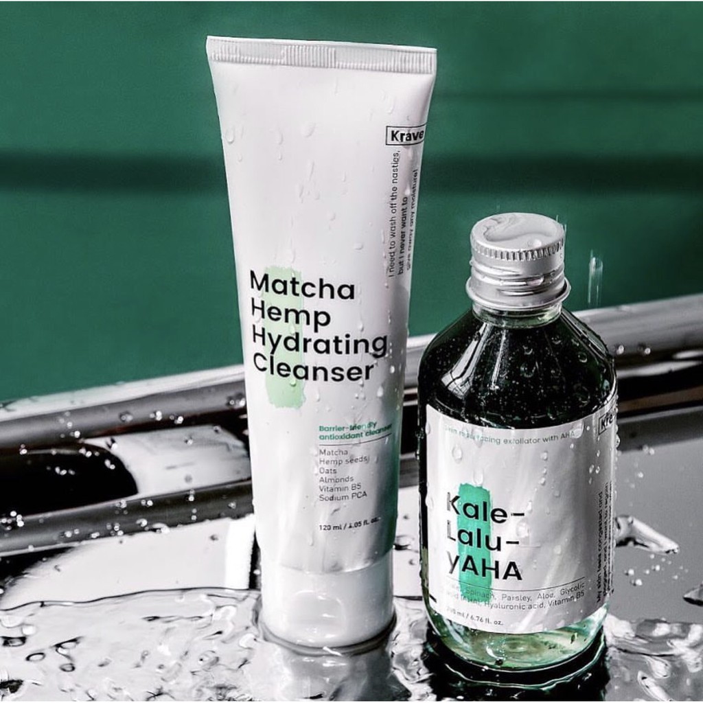 Krave Beauty_Toner tẩy da chết AHA Krave Kale-Lalu-YAHA | BigBuy360 - bigbuy360.vn