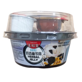 Thạch cao linh quy sữa dừa