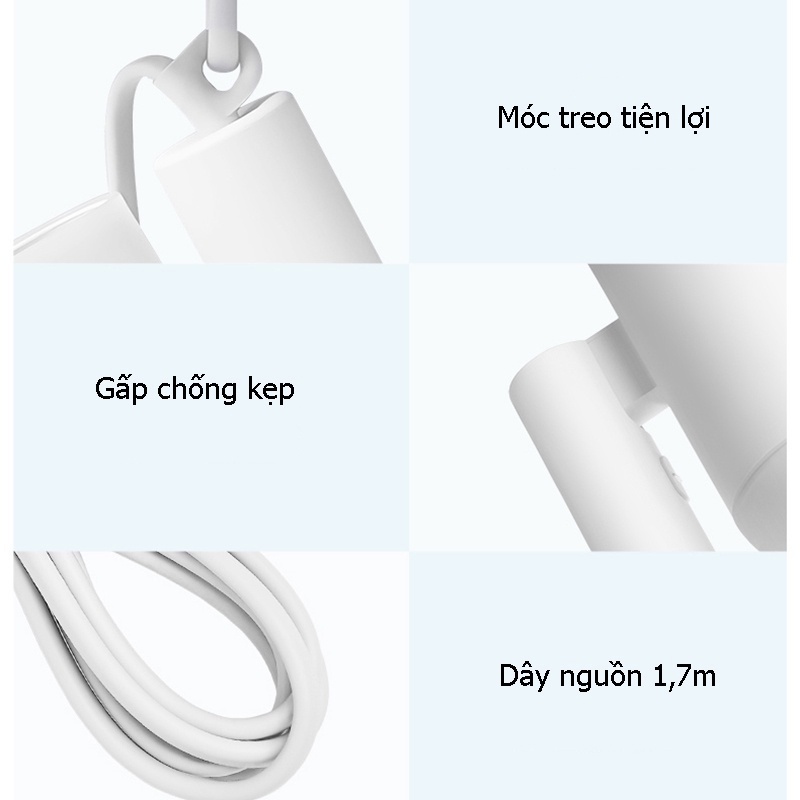 Máy sấy tóc Xiaomi Mijia Simple CMJ02LXW CMJ02LXP H101 gấp gọn tiện lợi du lịch haochi