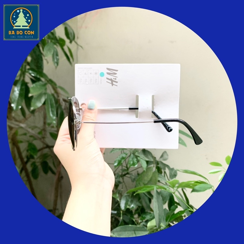 Kính trẻ em tráng gương HM dáng phi công size 3-5 tuổi, chuẩn Auth, đầy đủ bill mua hàng
