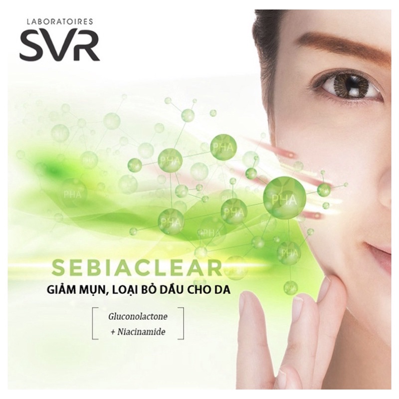 [Hàng Auth ] Gel Rửa Mặt SVR dành cho da dầu ,mụn,không xà phòng .
