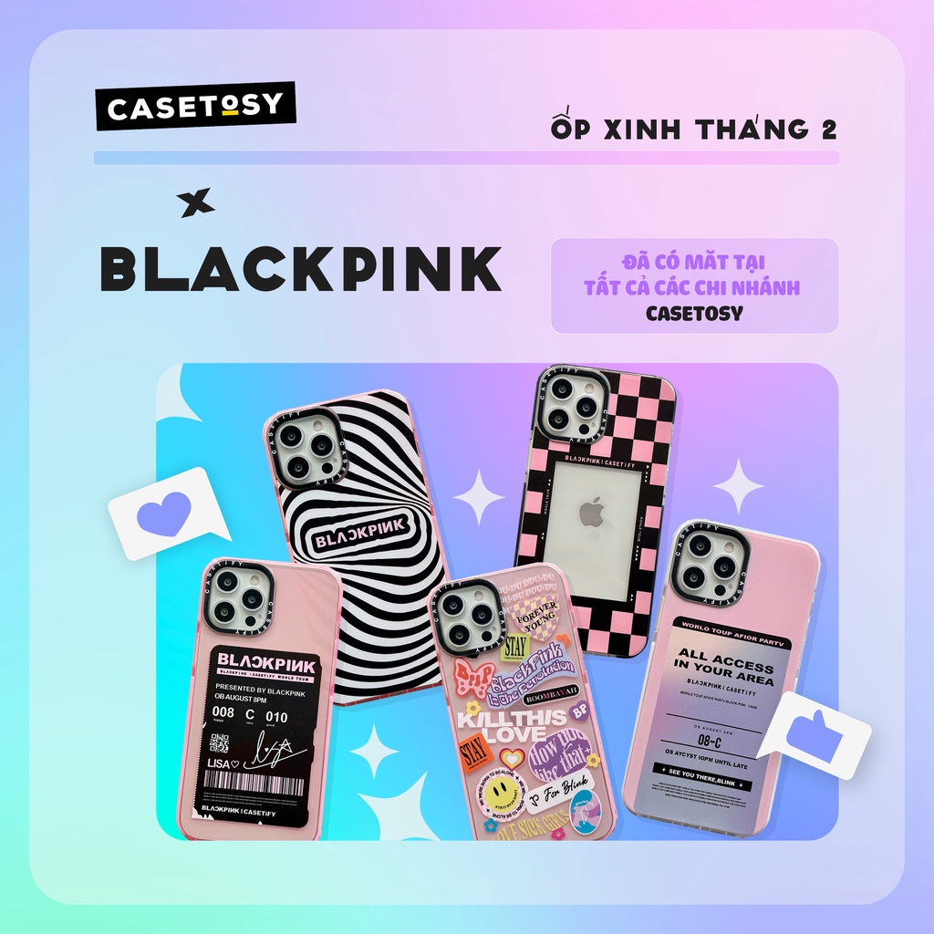 Ốp Iphone ⚡️ 𝐅𝐑𝐄𝐄 𝐒𝐇𝐈𝐏 ⚡️ Ốp Lưng Điện Thoại Iphone CASE Blackpink