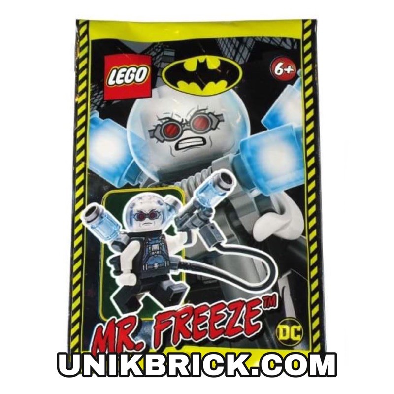 Lego UNIK BRICK DC 212007 Mr. Freeze Foil Pack Polybag Túi nhân vật Người băng chính hãng .