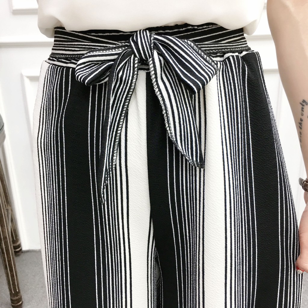 Quần lưng thun cạp cao ống rộng nhiều mẫu | BigBuy360 - bigbuy360.vn