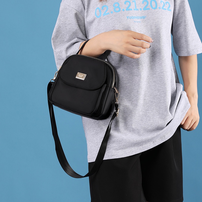 Túi Đeo Chéo Một Bên Vai Kích Thước Nhỏ Nhẹ In Họa Tiết Dành Cho Nữ Đi Du Lịch Ngoài Trời