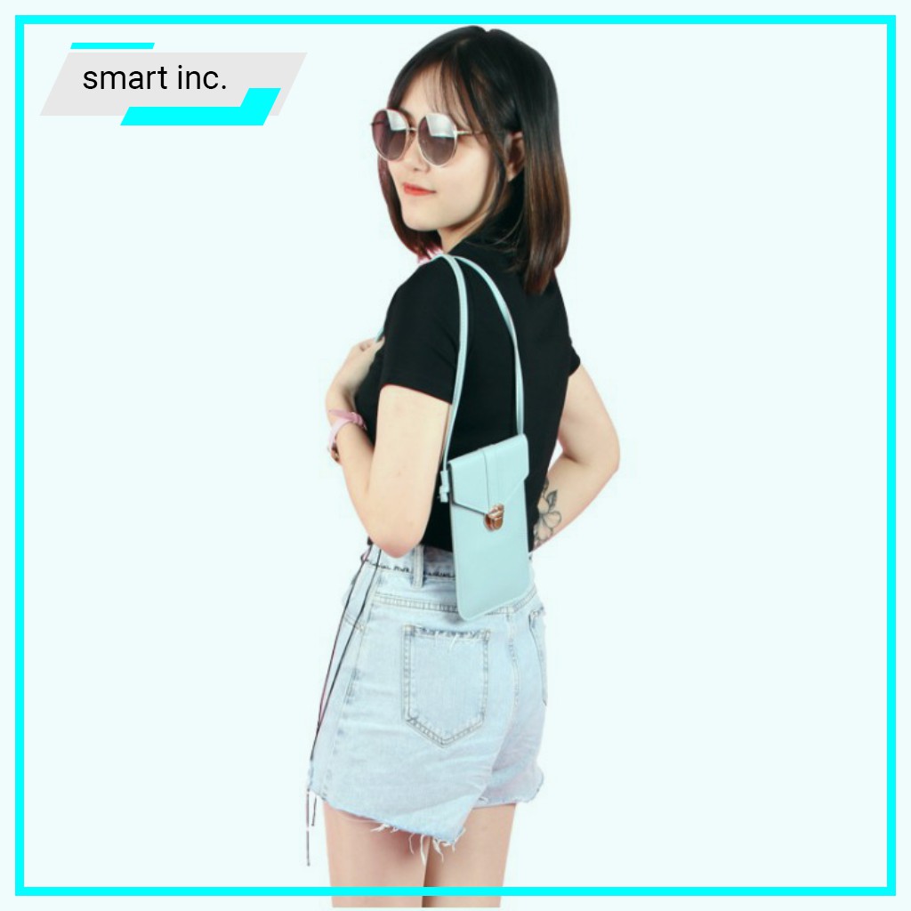 Túi Xách Nữ Đeo Chéo Mini Thời Trang Bằng Da PU 2 Ngăn 👄FREESHIP👄 Túi Đựng Tiền Ví Bóp Điện Thoại Cho Nữ Đi Học Đi Làm | BigBuy360 - bigbuy360.vn