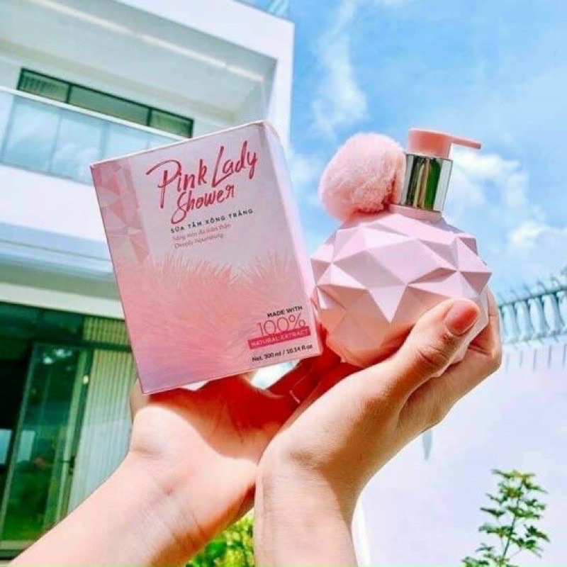 Sữa tắm xông trắng pink lady