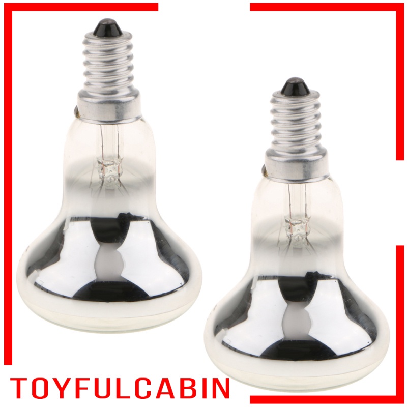 Set 2 bóng đèn sợi tóc vonfram R50 SES E14 40W