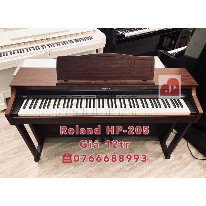 Đàn Piano Roland HP-205 màu mận cực đẹp giá sock