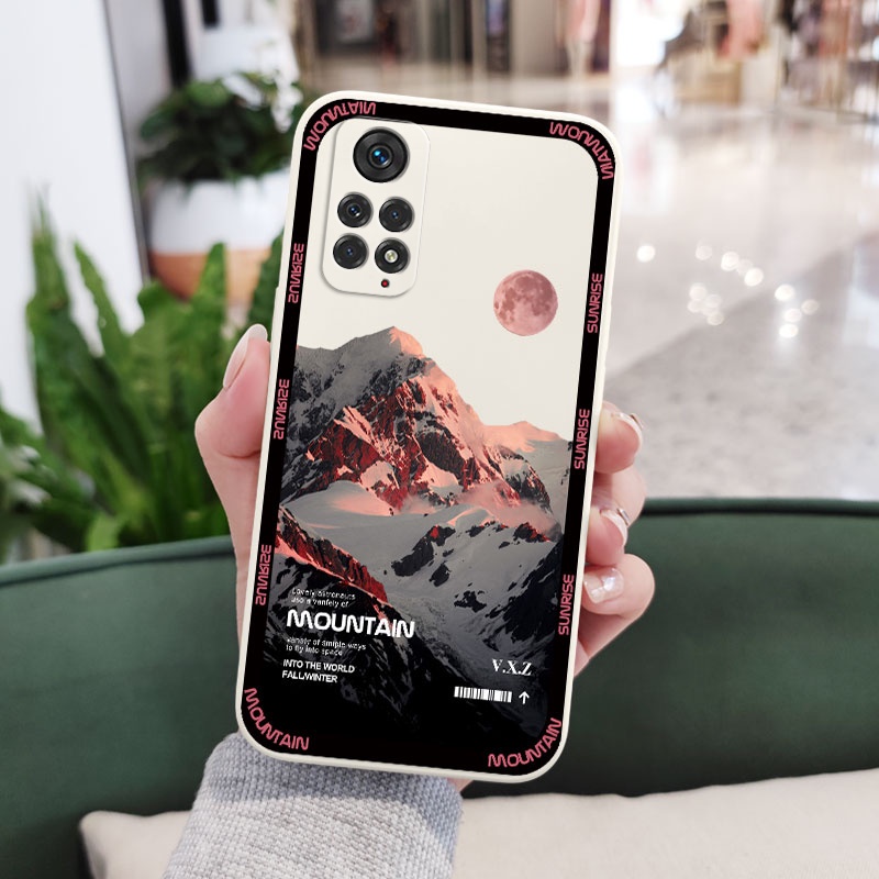 Ốp Điện Thoại In Hình Phong Cảnh Mặt Trời Mọc Cho Xiaomi Redmi Note 11 11S Pro Plus + 4G 5G