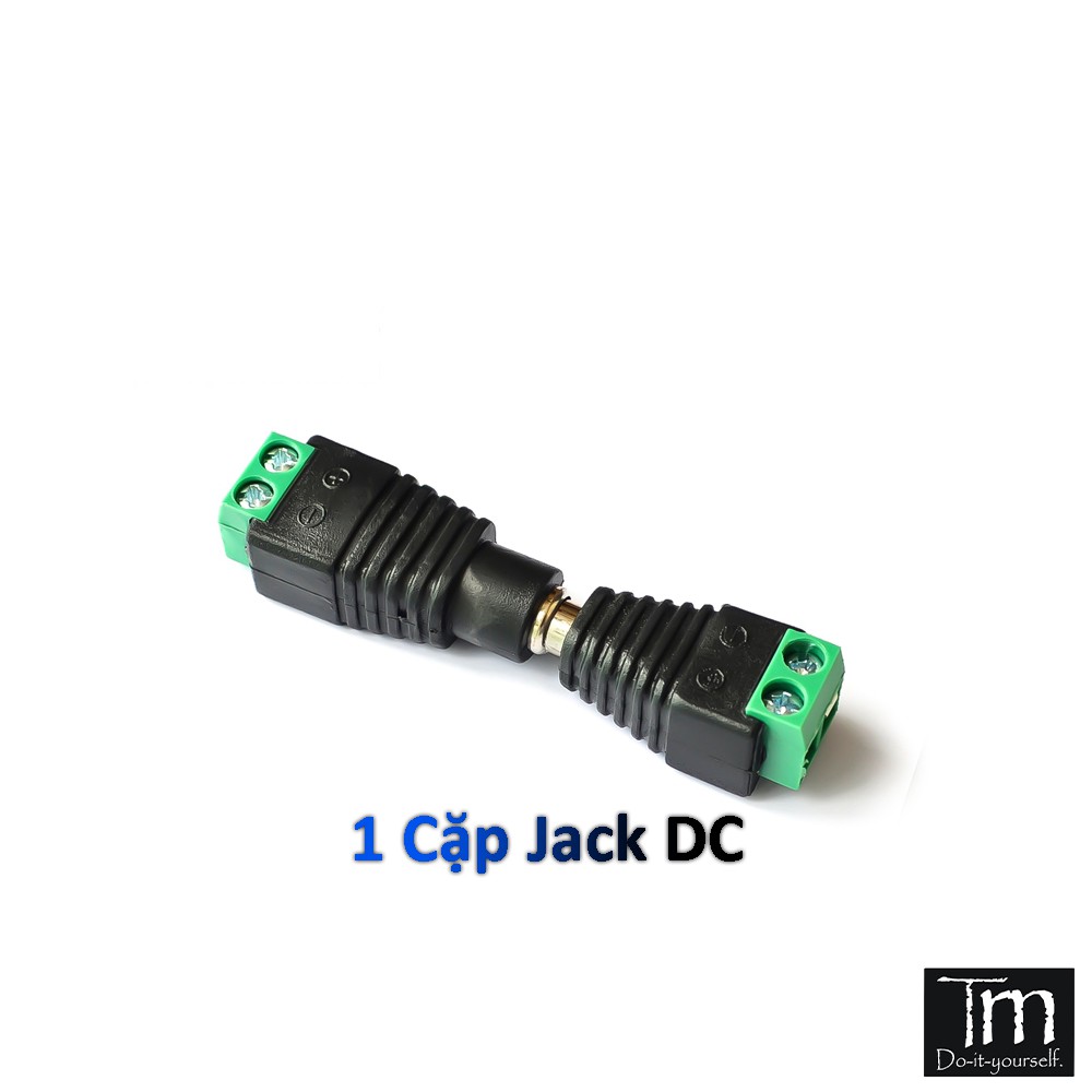 1 Cặp Jack DC Đực - Cái Cấp Nguồn 5.5mm