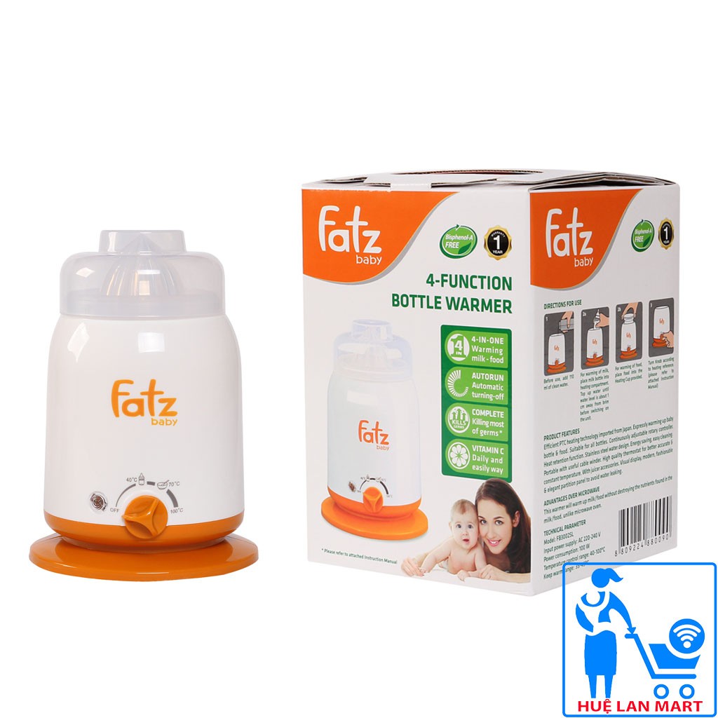 Máy Hâm Sữa Fatz Baby FB3002SL (Quà tặng từ Moony)