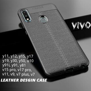 Ốp Lưng Dẻo Da Đen Vivo Y50/Y30, Y20,Y11, Y12, Y15, Y17, Y19, Y91i, Y91c, Y81, U10, V17, V15, V11, V9, V7 Plus, V7 #bin.