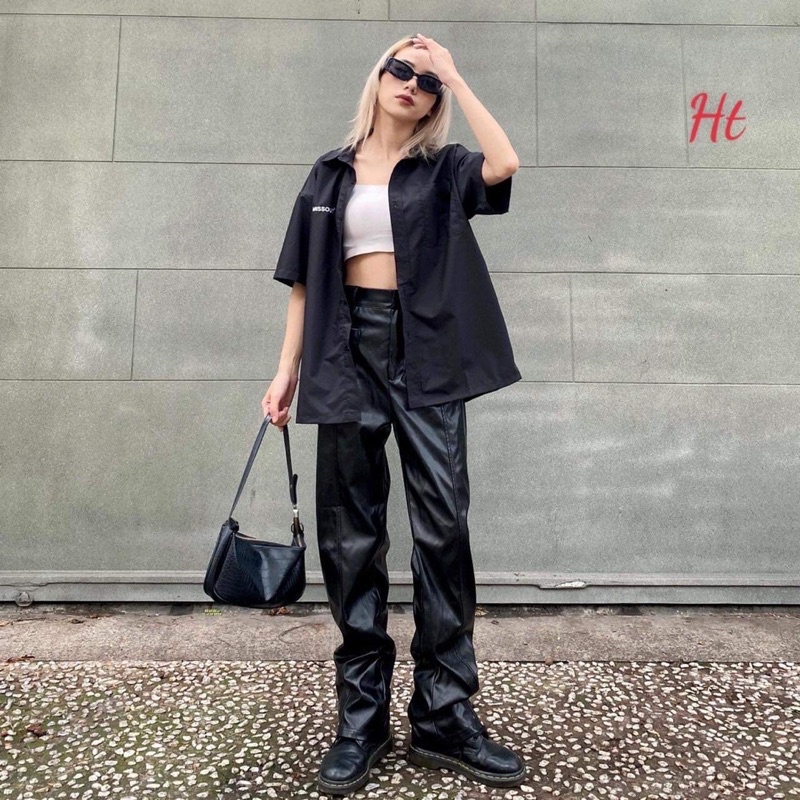 Áo sơ mi chữ Miss H2