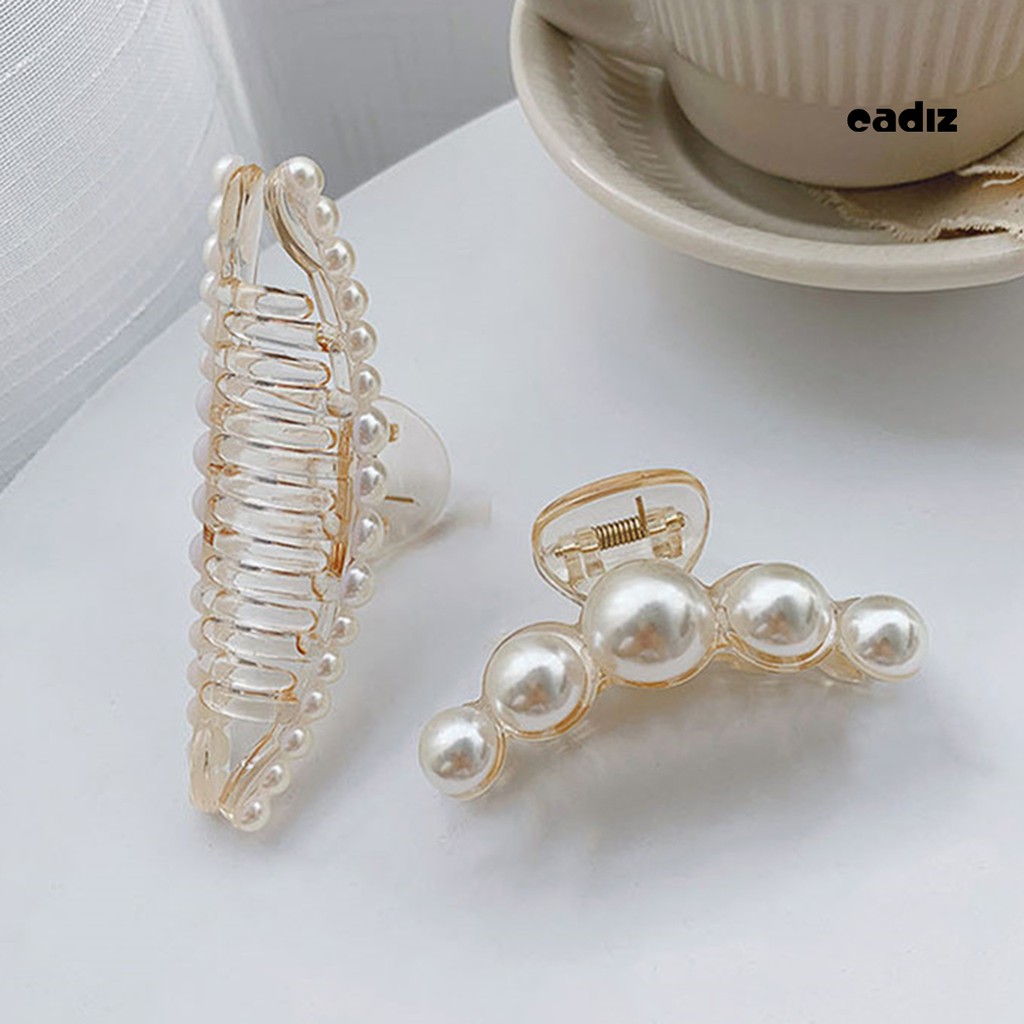 Kẹp Tóc Đính Ngọc Trai Giả Cho Nữ