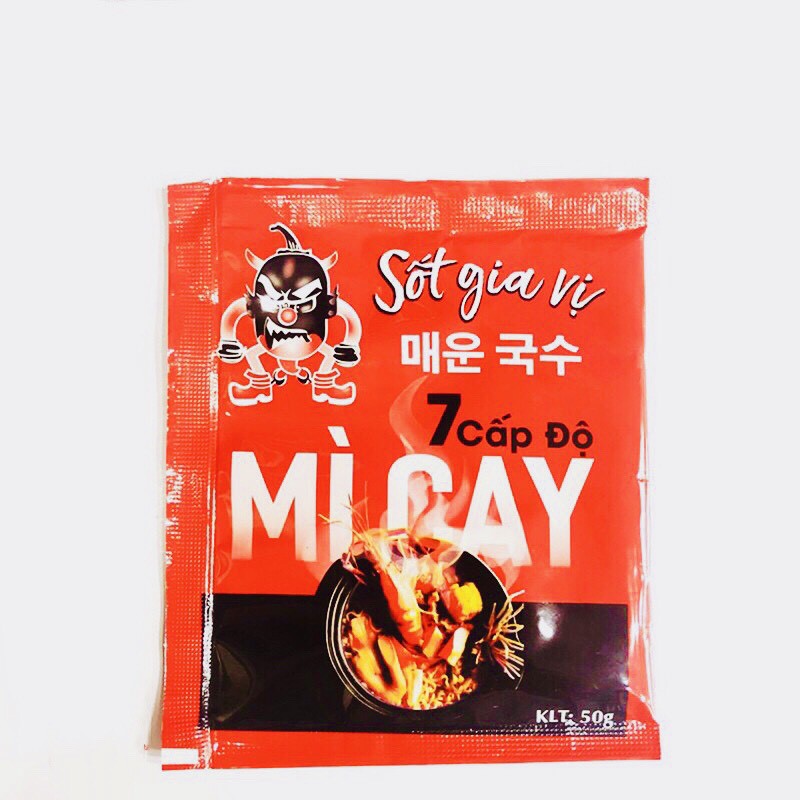 SỐT NẤU MÌ CAY 7 CẤP ĐỘ GÓI 50G