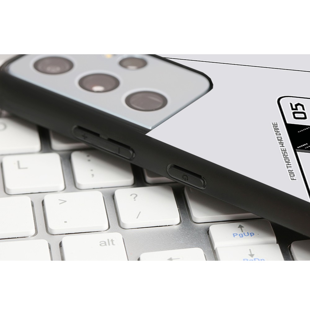 Ốp lưng kính cường lực Samsung Galaxy S21, S21 Plus, S21 Ultra - Gaming ROG