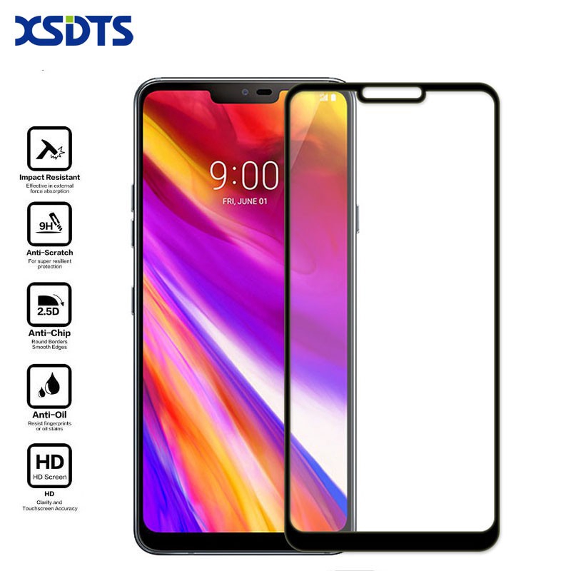 Kính Cường Lực Toàn Màn Hình Chuyên Dụng Cho Lg G7 Fit/G7 One/G5 Thinq Kèm Phụ Kiện