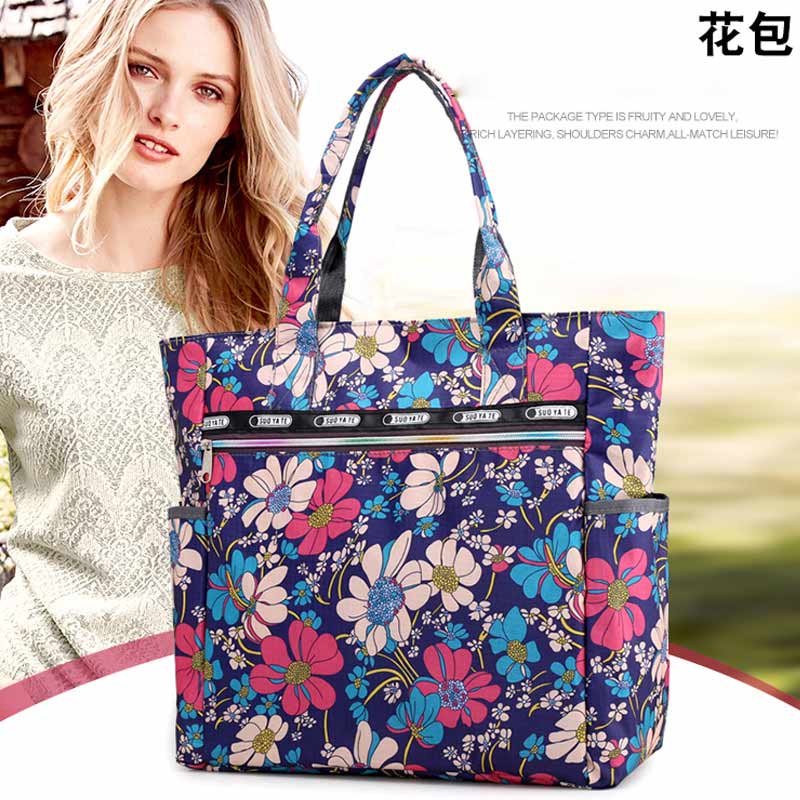 Túi xách mua sắm vải nilon cỡ lớn kiểu Trung Hoa dễ thương | BigBuy360 - bigbuy360.vn